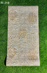 Golden Floral Design Not Self Adhesive 53 Cm X 1000 Cm for PVC Vinyl Coated for Wall Bedroom Living Room Latest Stylish for Home Decoration ( 57 Sqft Roll) (IN-218)