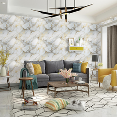 UV Coated Real Marble Tile Designed wall Stickers, Self Adhesive And Washable Wall Stickers For Wall Decoration (60 CM x 60 CM) ( Set Of 05 )(MS-31)