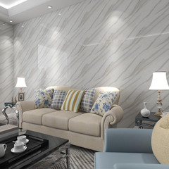 White and black line UV Coated Real Marble Tile Designed wall Stickers, Self Adhesive And Washable Wall Stickers For Wall Decoration (60 CM x 60 CM) ( Set Of 05 )(MS-56)