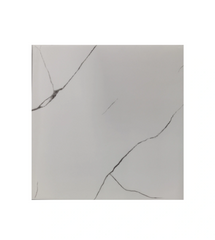 white & black line shaded UV Coated Real Marble Tile Designed wall Stickers, Self Adhesive And Washable Wall Stickers For Wall Decoration (60 CM x 60 CM) ( Set Of 05 )(MS-68)