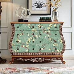 Infidecor Peach Blossom SELF Adhesive Wallpaper for Living Room Bedroom Office Hall Corridor Peel and Stick Vinyl Wallpaper - (45cm X 500cm)- 25 SQFT