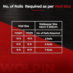 Infidecor 3d Wall Paper for Wall Decor - 3D Wall Sticker for Bedroom - Self Adhesive - Peel & Stick - Wallpaper for Walls (45cm x 500cm,Grey & Silver, 1, Wallpaper Roll)