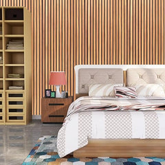 Infidecor Wooden Wallpaper for Walls | Vertical Wood Wall Stickers for Wall Decor | Self Adhersive Wall Paper for Home Kitchen Living Room and Bedroom | (45Cm X 500Cm) | Brown