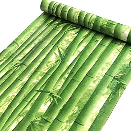 Infidecor Self Adhesive Decorative Bamboo Wallpaper/Waterproof PVC Vinyl Wallpaper for Bedroom, Living Room, Dining Hall, Master Room (45cm X 500cm)
