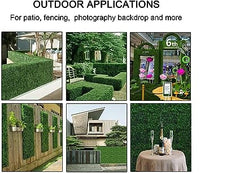 Infidecor Artificial Grass Tiles for Balcony Wall Garden Decoration Tiles (40cm x 60cm) (Pack of 1)