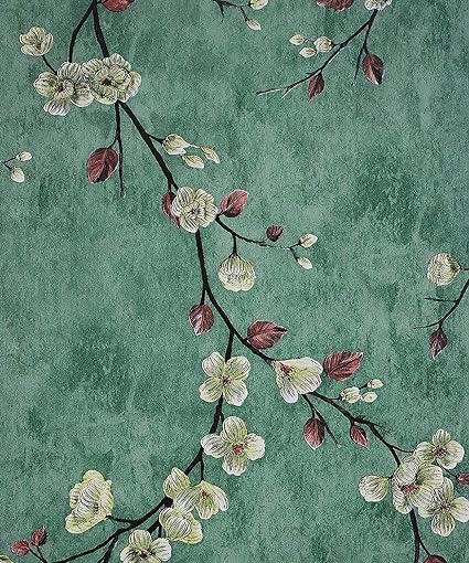 Infidecor Peach Blossom SELF Adhesive Wallpaper for Living Room Bedroom Office Hall Corridor Peel and Stick Vinyl Wallpaper - (45cm X 500cm)- 25 SQFT