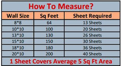 3D Wall Sticker PVC Foam Royal Pattern Self-Adhesive Wallpaper PE Foam, Washable Wall Paper Sheets for Living Room Wall for Bedroom, Office, Kitchen (70 CM x 70 CM)(White Blue)(Set of 5)(FS-26)