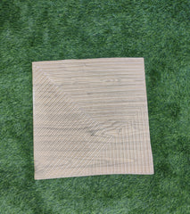 Infidecor 3D Lined Brown Foam Sheet  for Wall PE Foam Wall Stickers Self Adhesive DIY Wall Decor (50 CM x 50 CM)(Pack of 5)(FS-33)