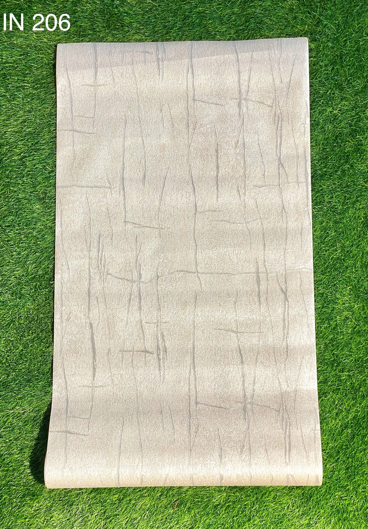 white and silver Royal  design Not Self Adhesive 53 Cm X 1000 Cm for PVC Vinyl Coated for Wall Bedroom Living Room Latest Stylish for Home Decoration ( 57 Sqft Roll) (IN-206)