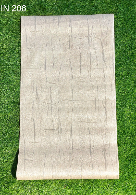 white and silver Royal  design Not Self Adhesive 53 Cm X 1000 Cm for PVC Vinyl Coated for Wall Bedroom Living Room Latest Stylish for Home Decoration ( 57 Sqft Roll) (IN-206)