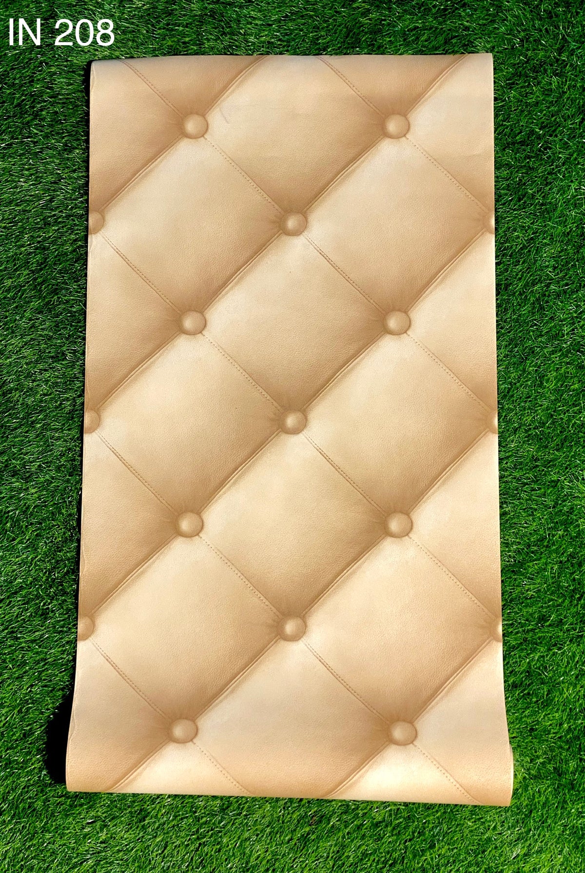 Golden  Abstract Design  Not Self Adhesive 53 Cm X 1000 Cm for PVC Vinyl Coated for Wall Bedroom Living Room Latest Stylish for Home Decoration ( 57 Sqft Roll) (IN-208)