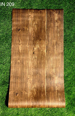 wooden Royal  design Not Self Adhesive 53 Cm X 1000 Cm for PVC Vinyl Coated for Wall Bedroom Living Room Latest Stylish for Home Decoration ( 57 Sqft Roll) (IN-209)