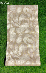 White-Golden Marble Design  Not Self Adhesive 53 Cm X 1000 Cm for PVC Vinyl Coated for Wall Bedroom Living Room Latest Stylish for Home Decoration ( 57 Sqft Roll) (IN-224)
