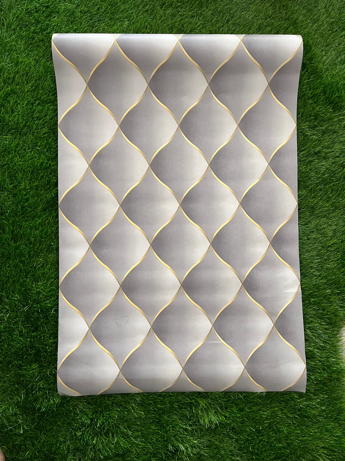 Gray Marble   Design Not Self Adhesive 53 Cm X 1000 Cm for PVC Vinyl Coated for Wall Bedroom Living Room Latest Stylish for Home Decoration ( 57 Sqft Roll) (IN-15)