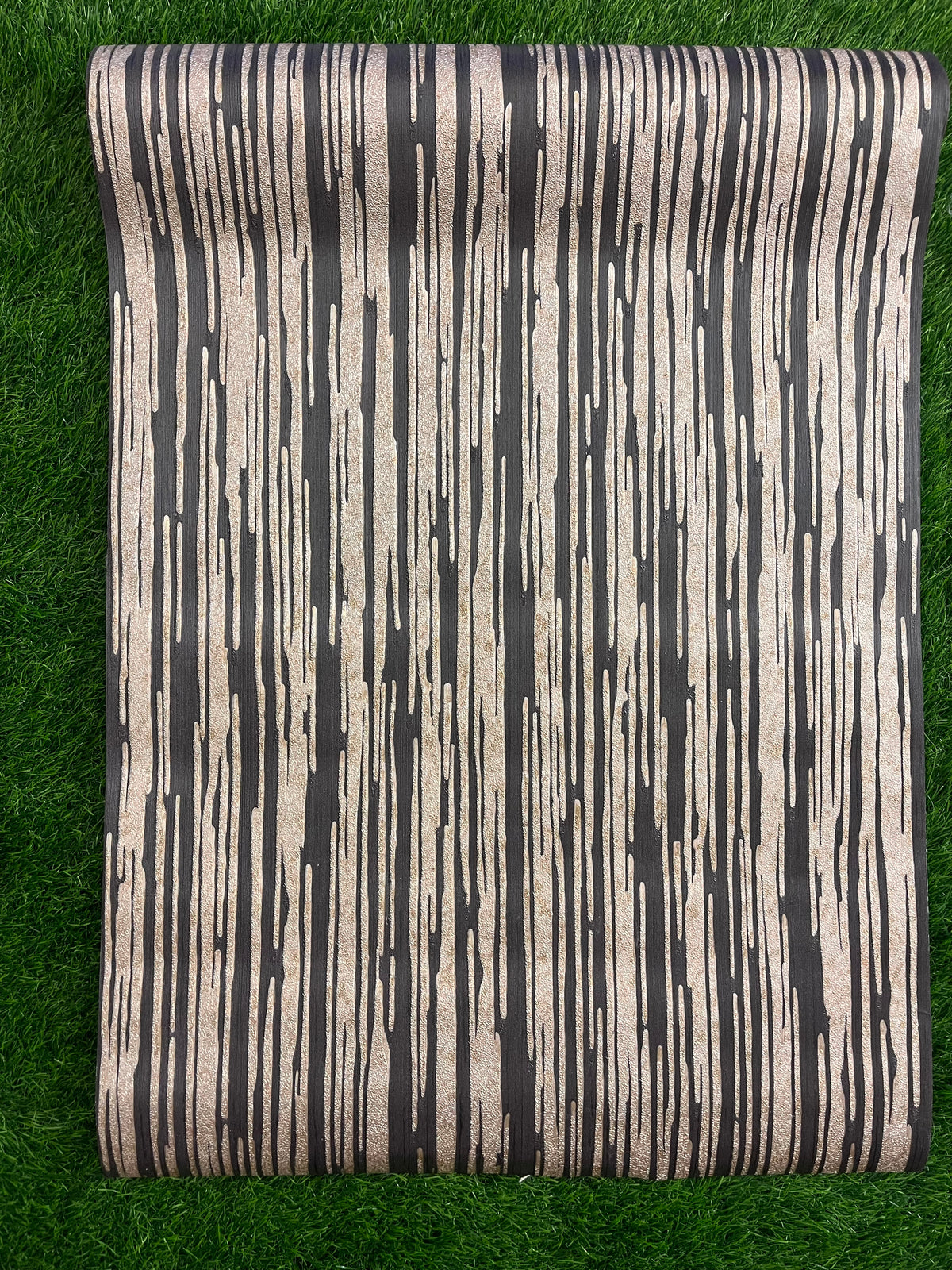 Black Wooden  Pattern  Not Self Adhesive 53 Cm X 1000 Cm for PVC Vinyl Coated for Wall Bedroom Living Room Latest Stylish for Home Decoration ( 57 Sqft Roll) (IN-42)