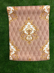 Brown 3D  Pattern  Not Self Adhesive 53 Cm X 1000 Cm for PVC Vinyl Coated for Wall Bedroom Living Room Latest Stylish for Home Decoration ( 57 Sqft Roll) (IN-52)