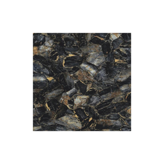 Black marble finished UV Coated Real Marble Tile Designed wall Stickers, Self Adhesive And Washable Wall Stickers For Wall Decoration (60 CM x 60 CM) ( Set Of 05)(MS-22)