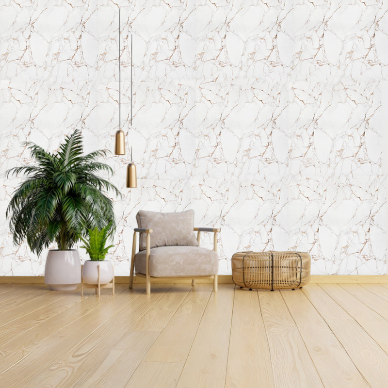 white UV Coated Real Marble Tile Designed with Gray and Marun Color wall Stickers, Self Adhesive And Washable Wall Stickers For Wall Decoration (60 CM x 60 CM) ( Set Of 05 )(MS-34)