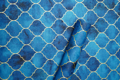 Navy Blue Abstract Design Wallpaper Not Self Adhesive 53 Cm X 1000 Cm for PVC Vinyl Coated for  Wall Bedroom Living Room Latest Stylish for Home Decoration (Navy Blue, 57 Sqft Roll) (NW-16)