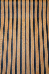 Brown  Pannelling   with Black Lines on it   3D  Design Not Self Adhesive 53 Cm X 1000 Cm for PVC Vinyl Coated for Wall Bedroom Living Room Latest Stylish for Home Decoration (Brown ,Black ,  57 Sqft Roll) (NW-24)