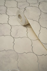 White Abstract Design Wallpaper Not Self Adhesive 53 Cm X 1000 Cm for PVC Vinyl Coated for  Wall Bedroom Living Room Latest Stylish for Home Decoration (White, 57 Sqft Roll) (NW-15)