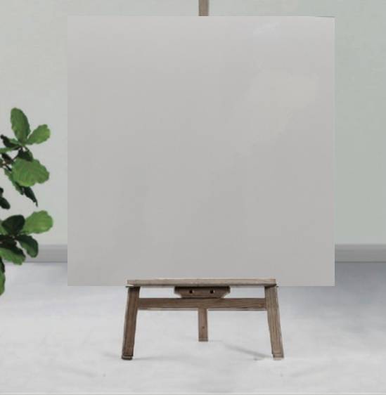 White shaded UV Coated Real Marble Tile Designed wall Stickers, Self Adhesive And Washable Wall Stickers For Wall Decoration (60 CM x 60 CM) ( Set Of 05 )(MS-67)