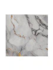 Gary marble finished UV Coated Real Marble Tile Designed wall Stickers, Self Adhesive And Washable Wall Stickers For Wall Decoration (60 CM x 60 CM) ( Set Of 05)(MS-72)