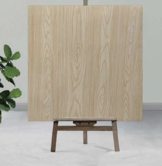 Wooden  shaded UV Coated Real Marble Tile Designed wall Stickers, Self Adhesive And Washable Wall Stickers For Wall Decoration (60 CM x 60 CM) ( Set Of 05 )(MS-75)