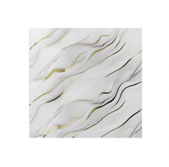 WHITE GOLD DESING UV Coated Real Marble Tile Designed wall Stickers, Self Adhesive And Washable Wall Stickers For Wall Decoration (60 CM x 60 CM) ( Set Of 05 )(MS-79)