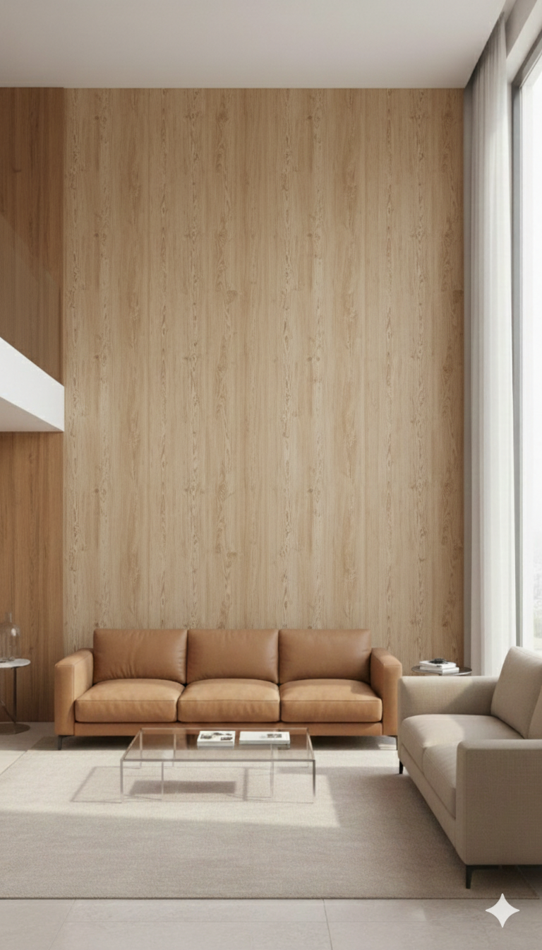 wooden desing UV Coated Self Adhesive Real Marble finished Wallpaper Roll For Hall, Bedroom, Hotel And Cafe Décor | Washable and Waterproof Marble Wallpaper Roll( Length 110 INCH x Width 48  INCH)(MSR-106)